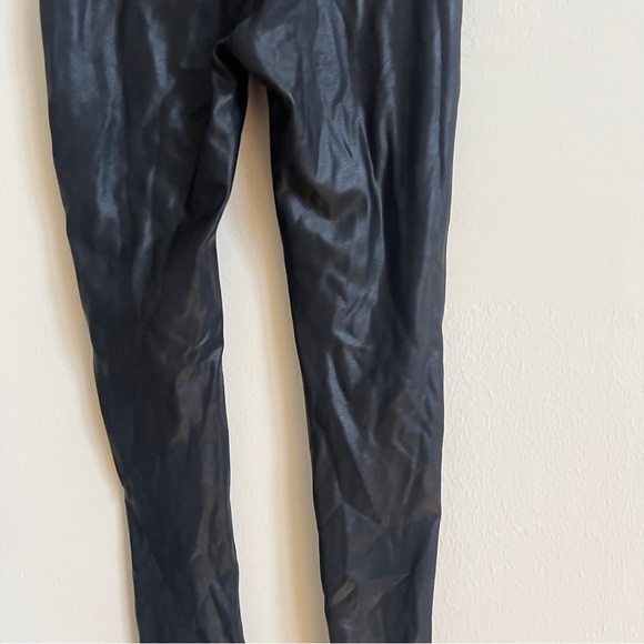 SPANX Faux Leather Leggings in Black - Picture 7 of 9